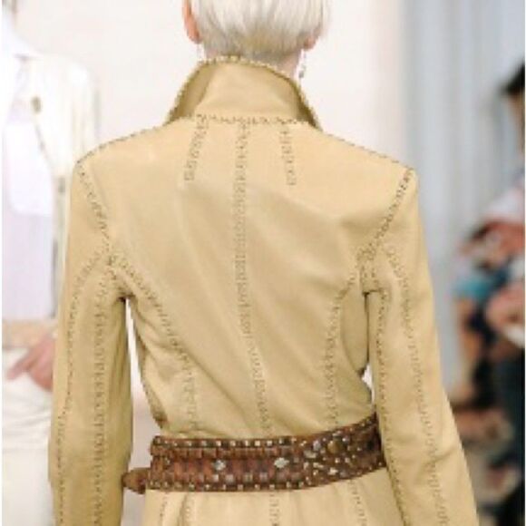 Ralph Lauren Collection ~ Spring 2011 Runway Deer Suede Leather Western Jacket - Picture 4 of 17